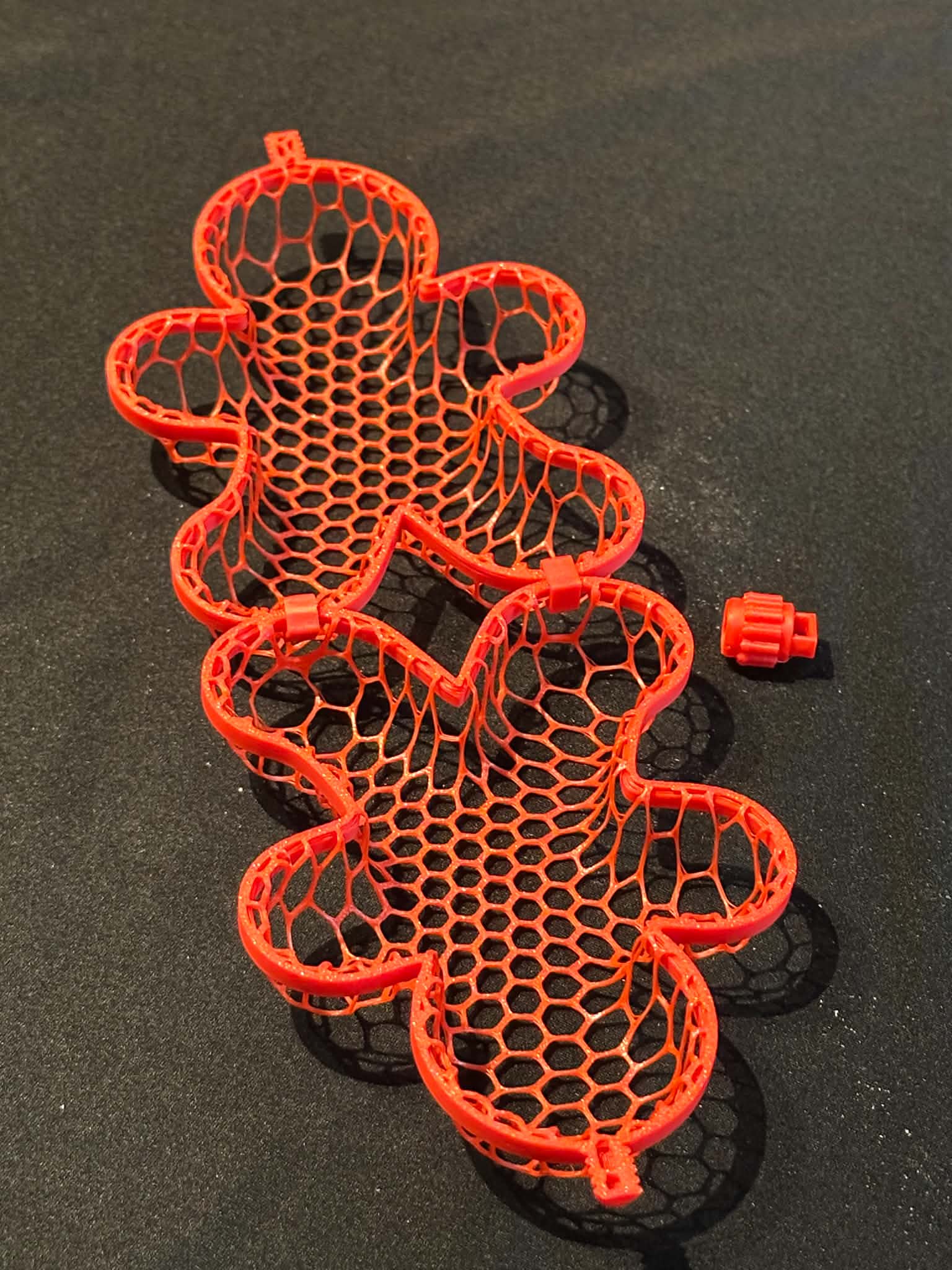 Mesh Fillable Gingerbread man - great for Christmas gifts - Image 3