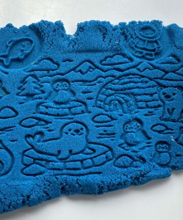 North Pole Play Dough Roller - great for winter activities